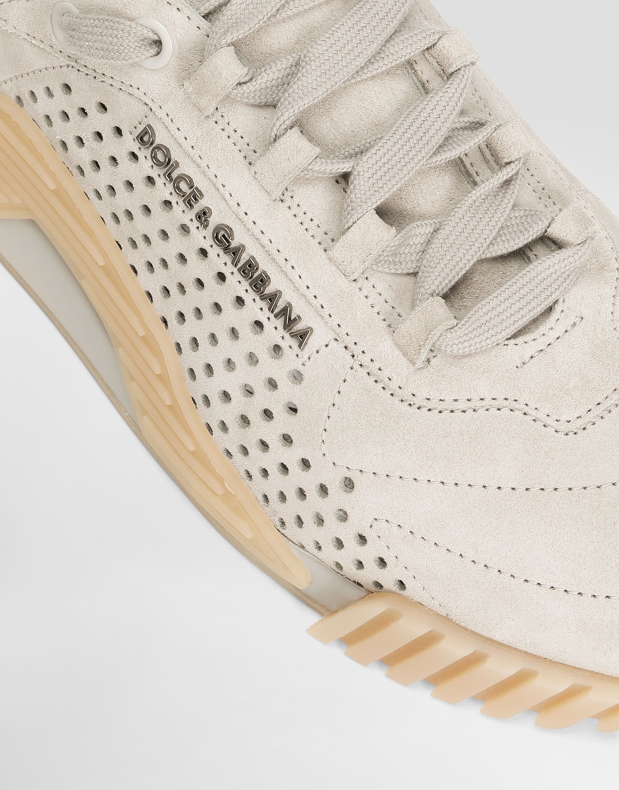 Mixed-materials NS1 slip-on sneakers - 4