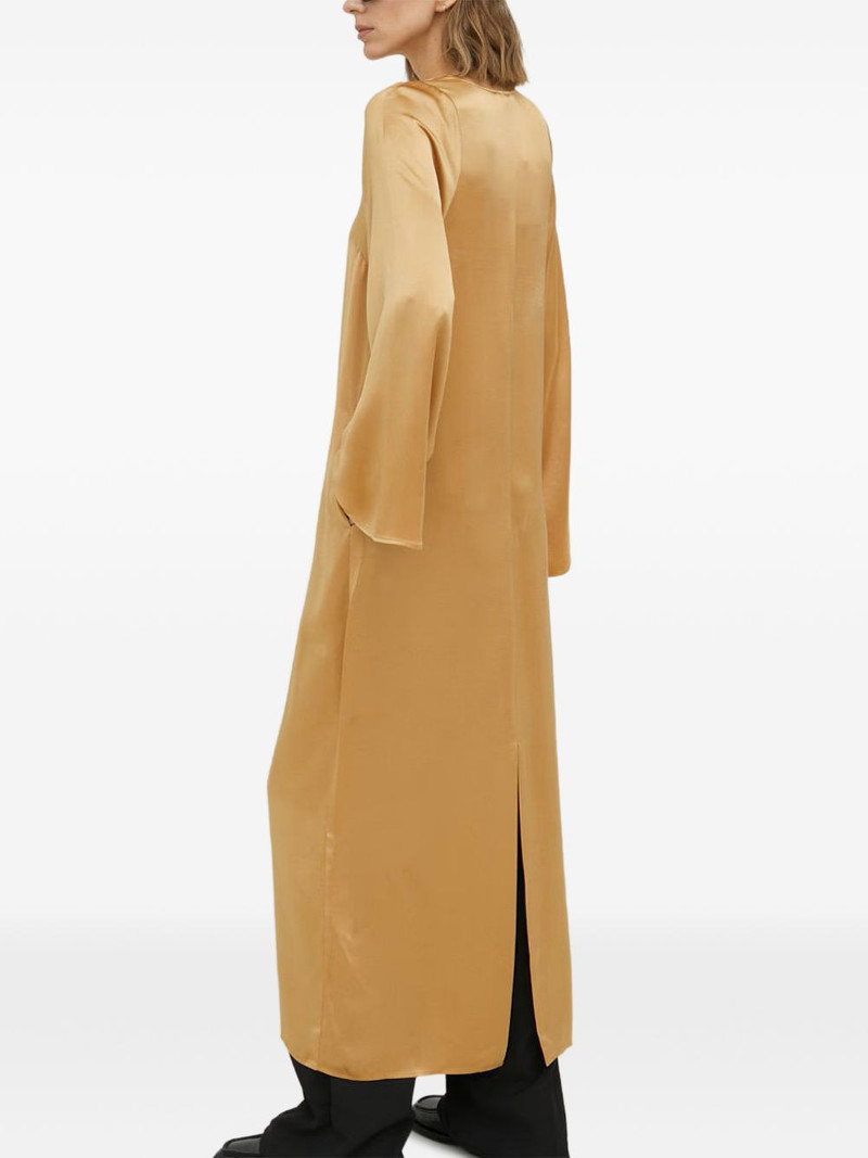 V-neck long-sleeve maxi dress 3