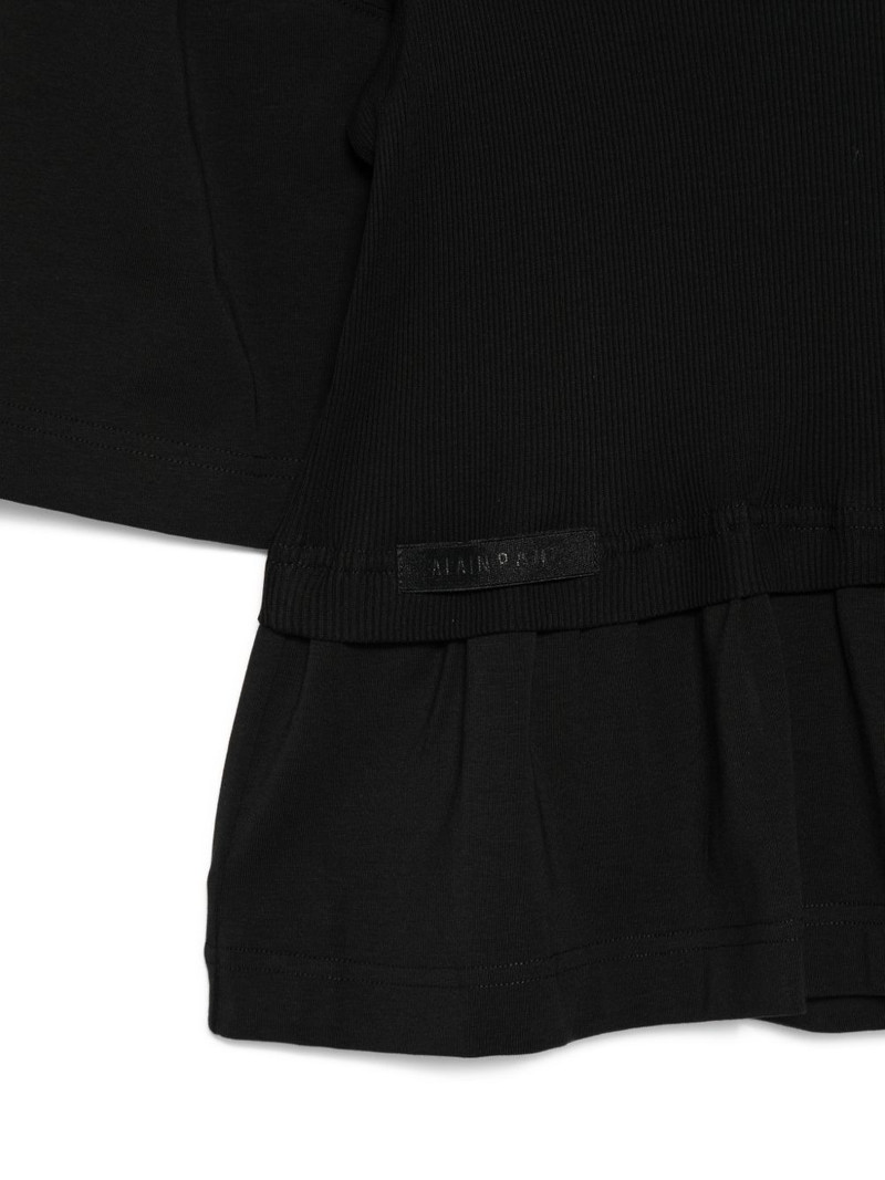crew-neck peplum T-shirt 3
