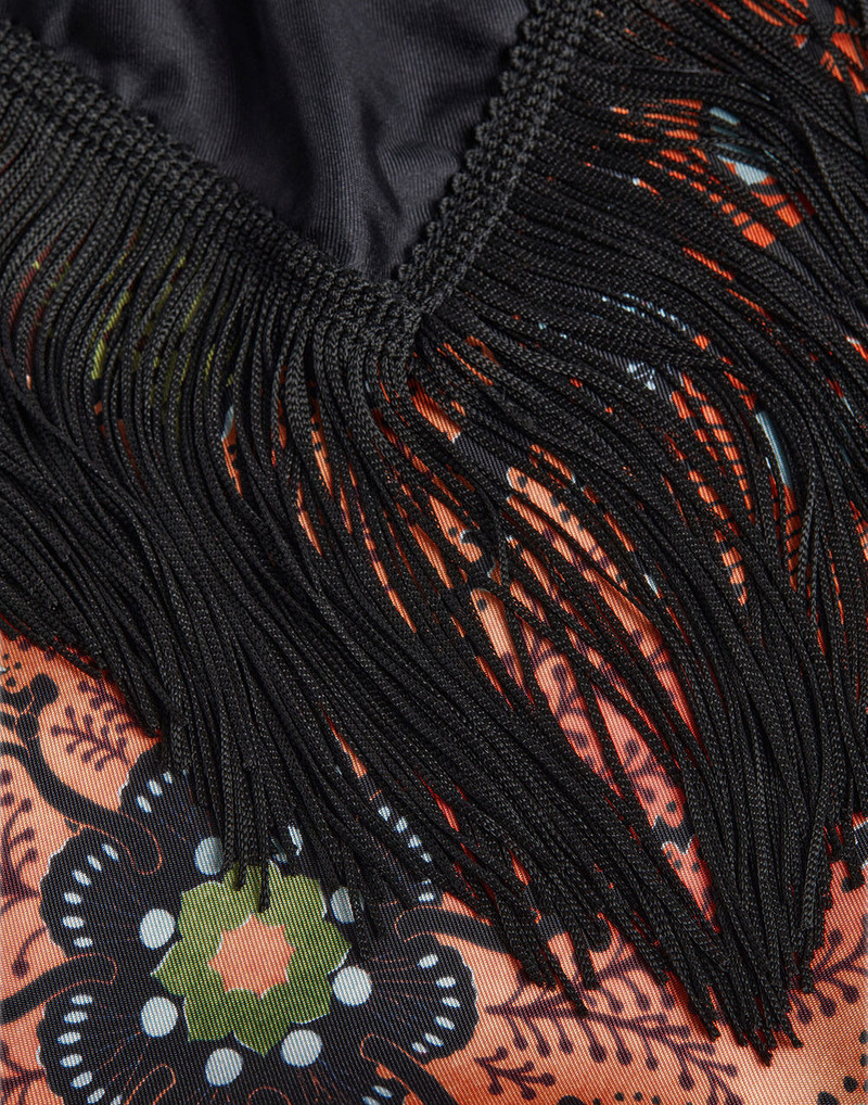 Reversible Fringe Carré Scarf 9