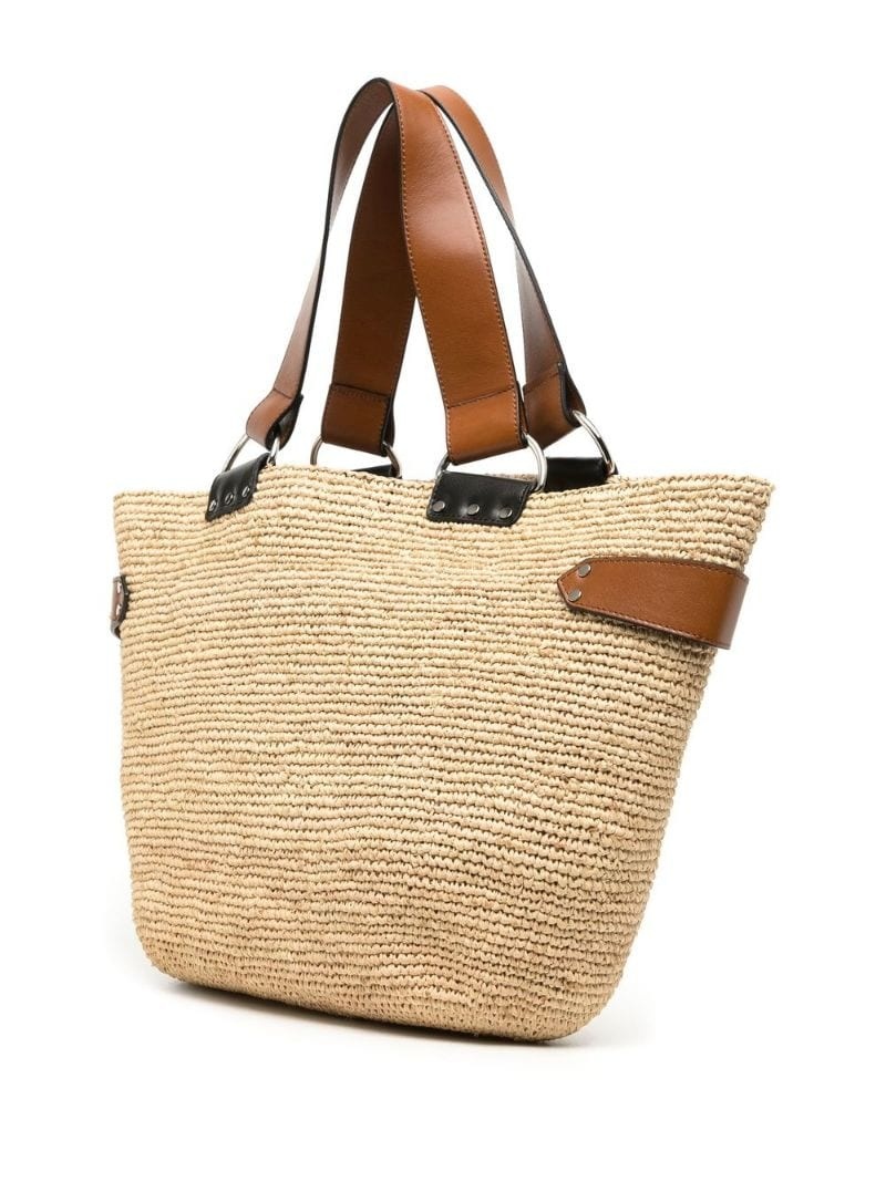 Bahiba raffia shoulder bag - 2
