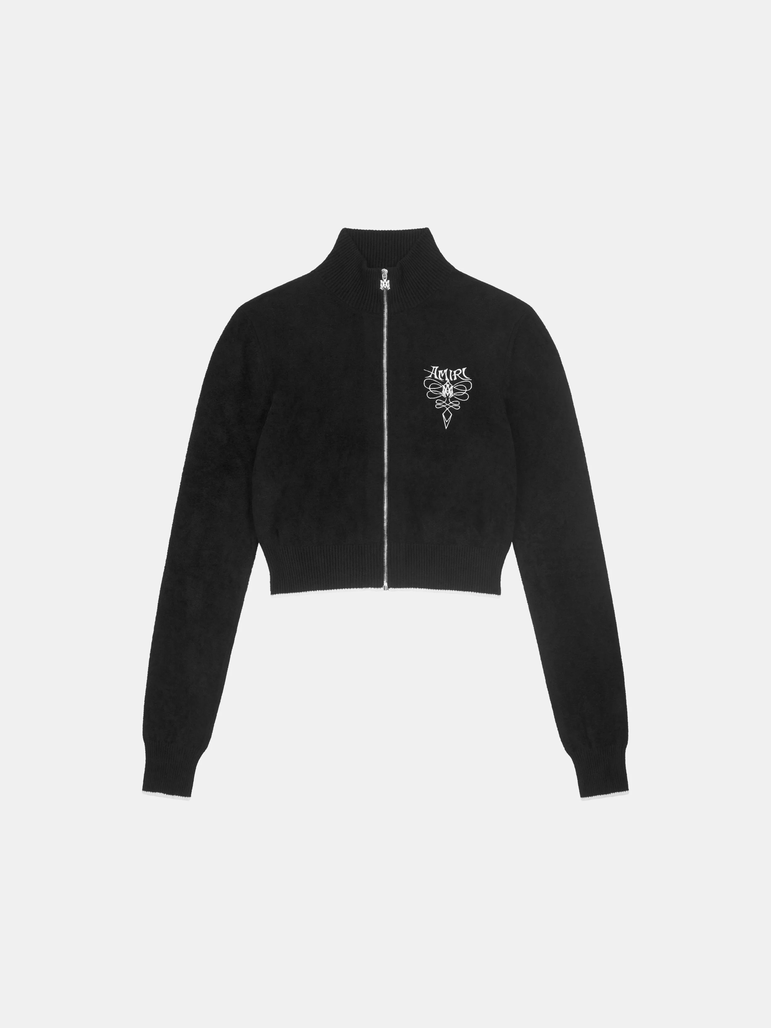 WOMEN'S COLLEGIATE VELVET TRACK JACKET - 1