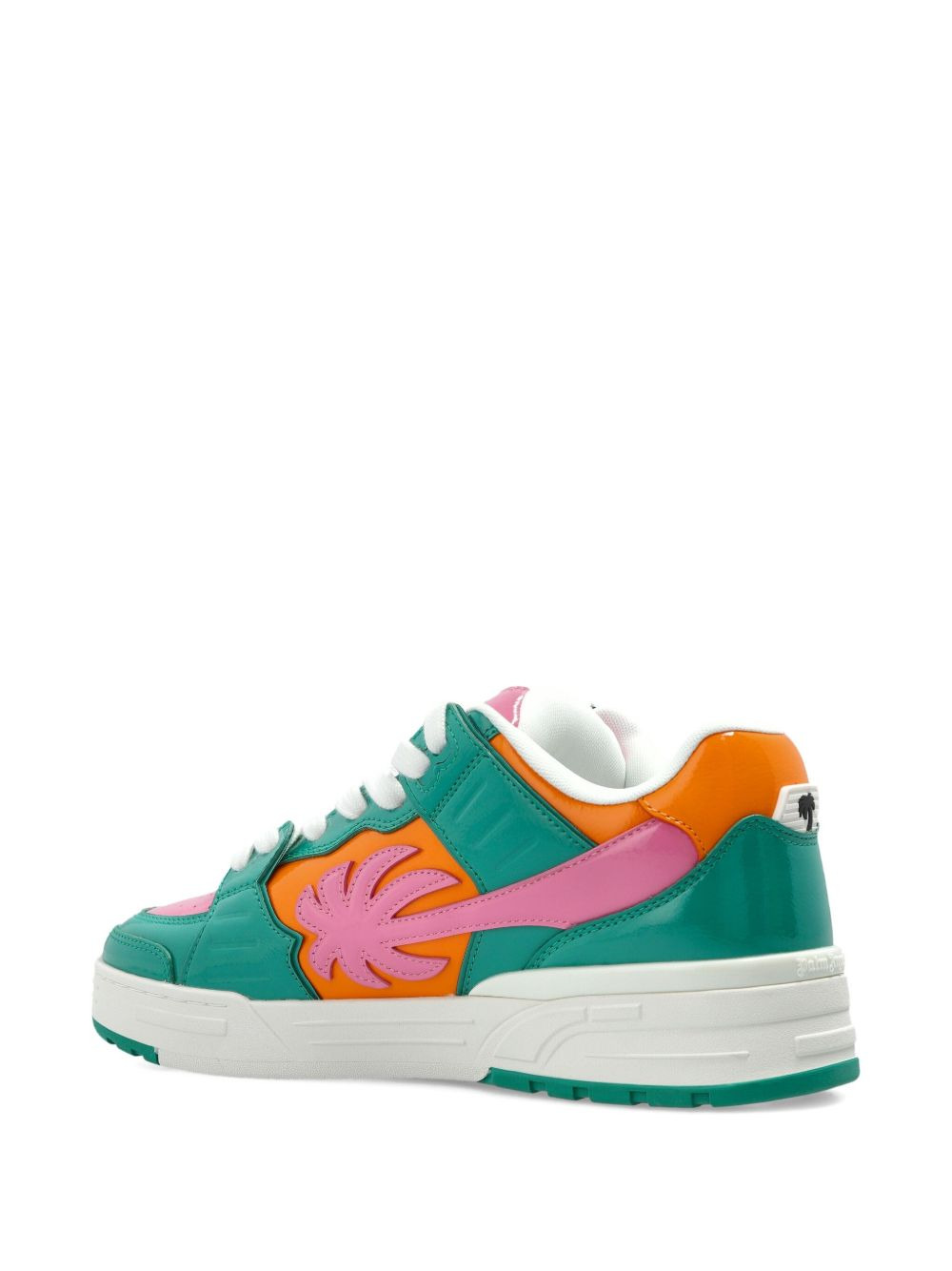 palm tree leather sneakers - 3