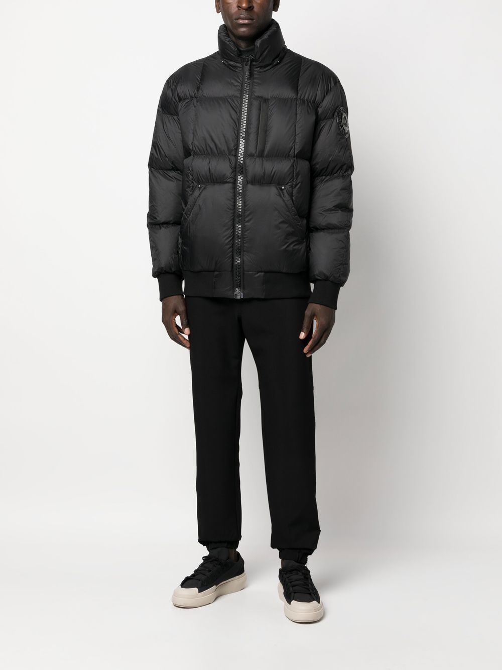 padded zip-ip coat - 6