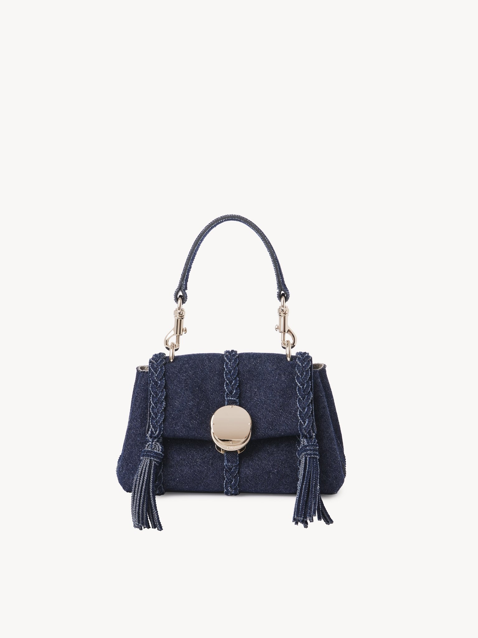 outlet【Chloe】Penelope☆Denim Mini Soft ショルダーバッグ 782ebb6da3facaef496c753a15f335