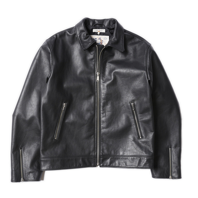 Eddy Rider Leather Jacket Black 6