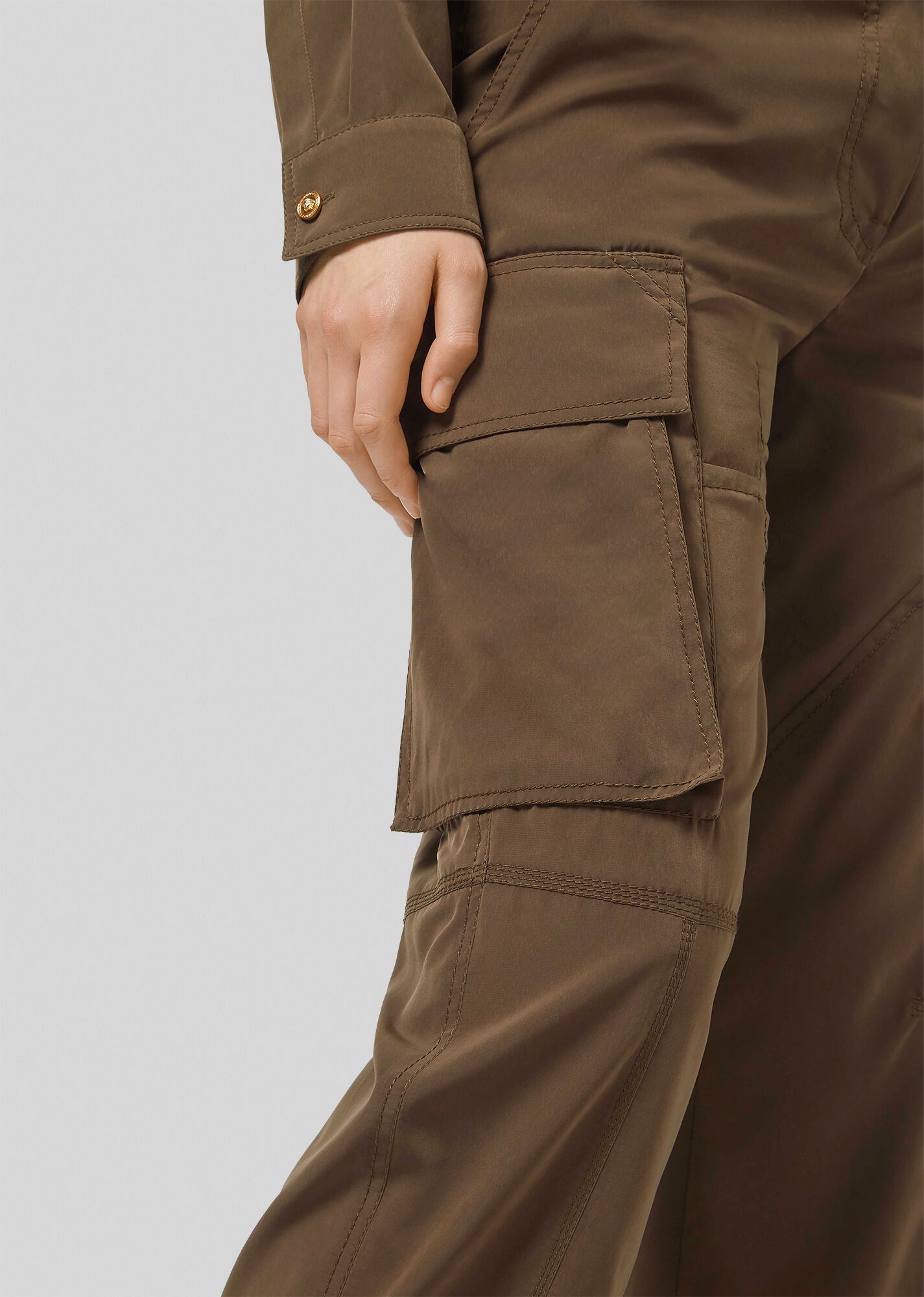 Safari Crêpe de Chine Trousers - 5