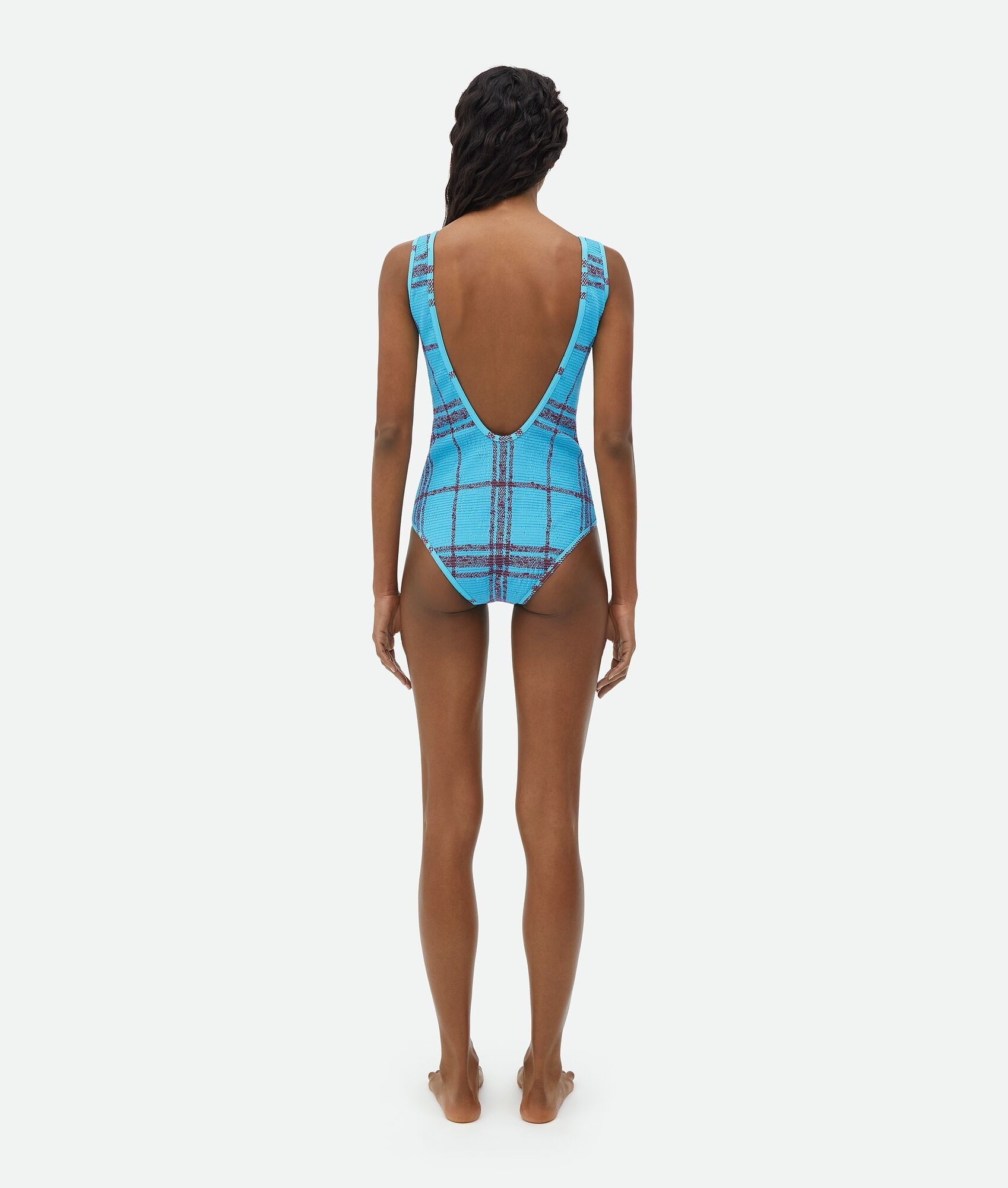 Smocked Nylon Swimsuit - 3