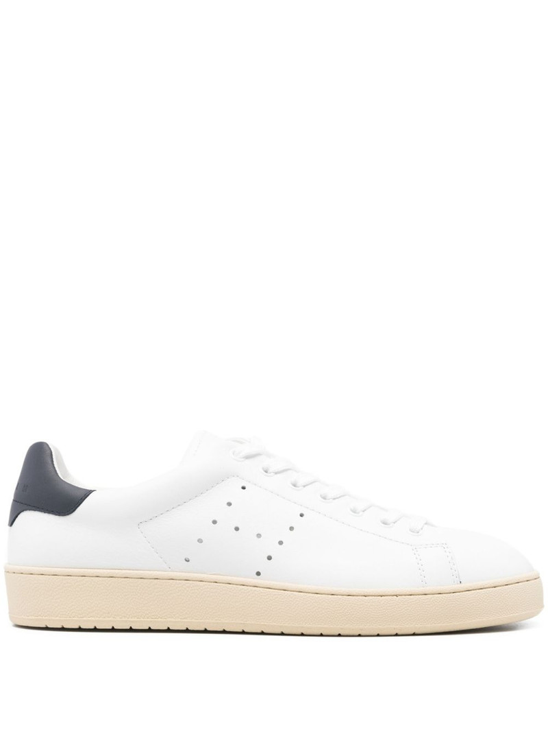 perforated leather sneakers 1