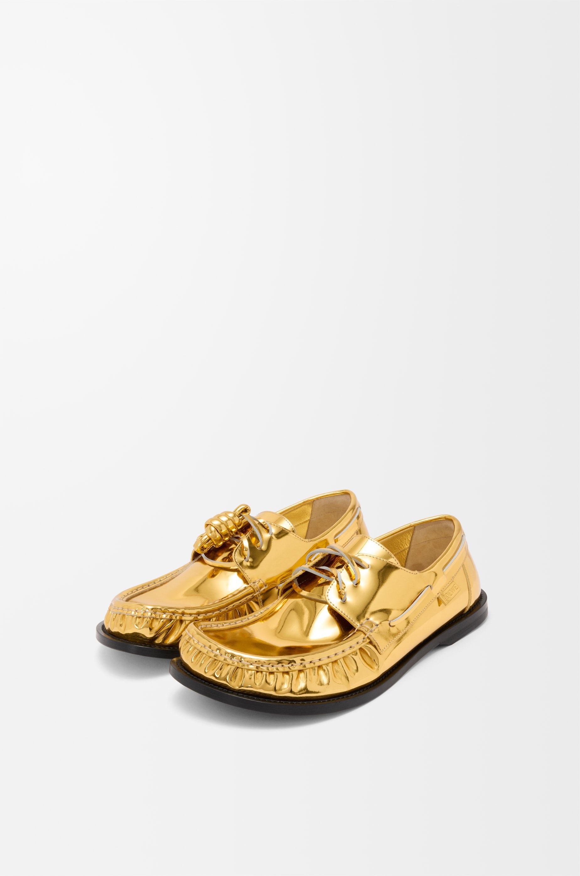 Campo boat shoe in metallic calfskin - 2