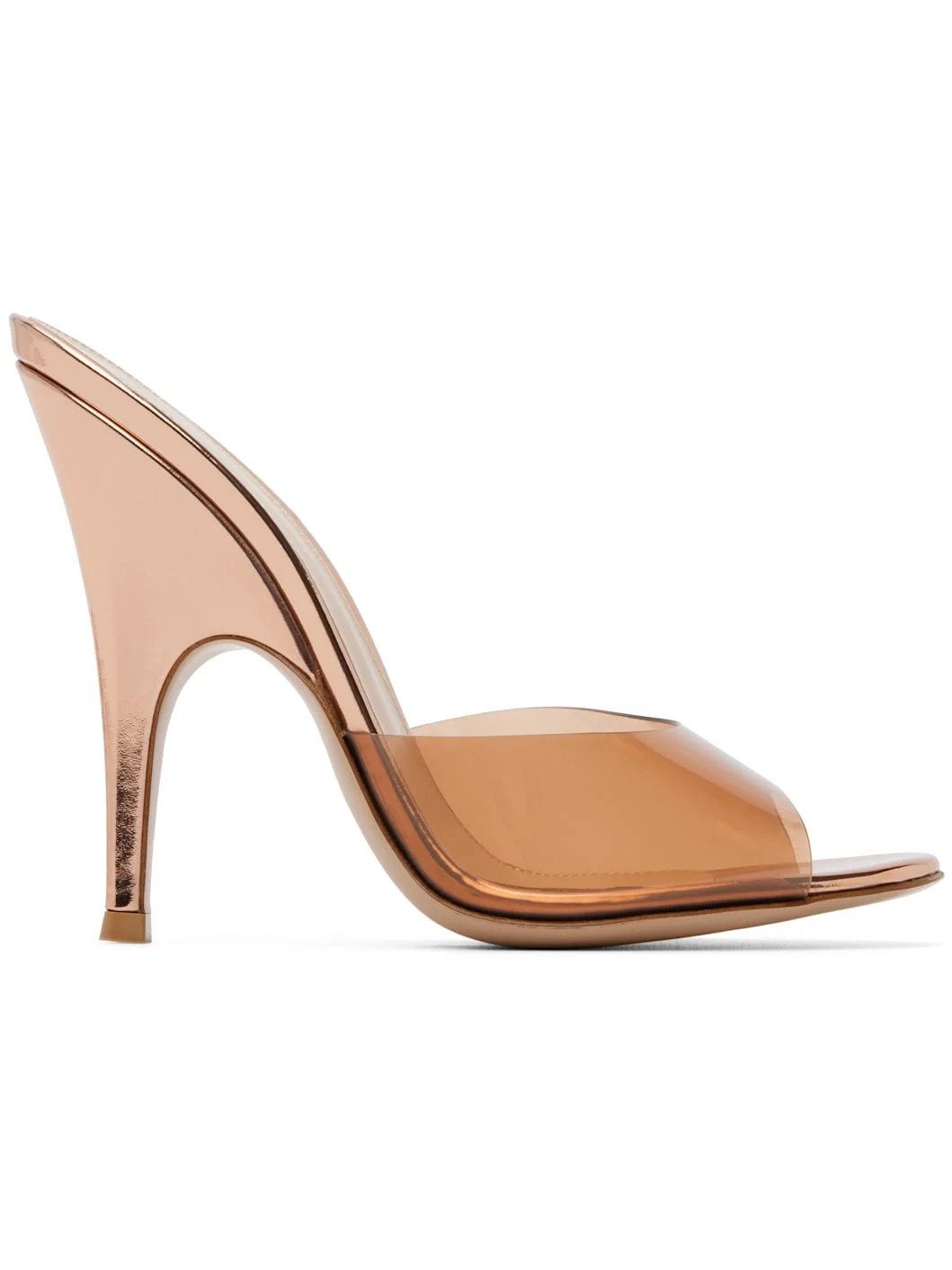 Pink Sofia Mule Heeled Sandals - 1