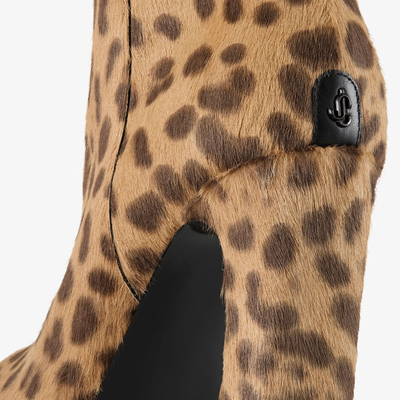Marene Ankle Boot 120 Natural Leopard Print Pony Ankle Boots 2