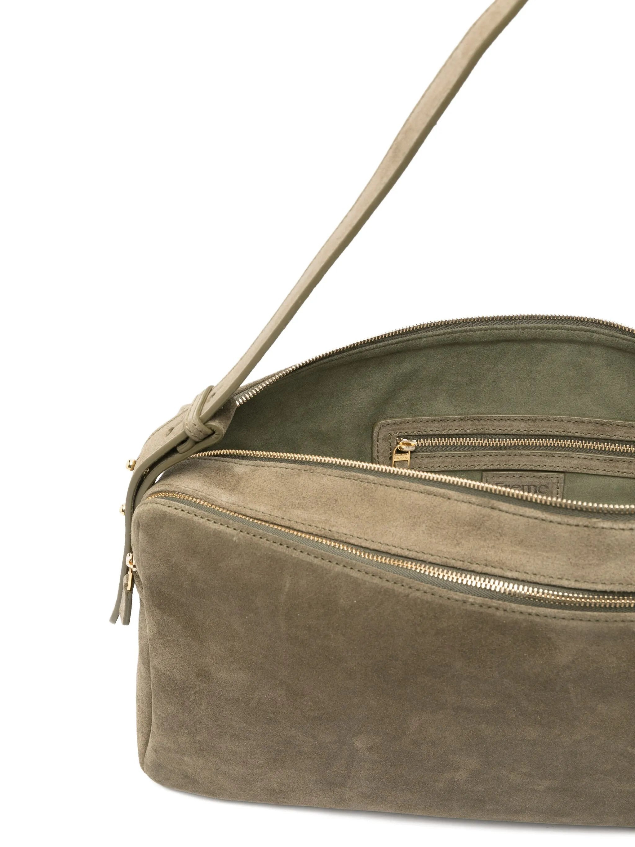 Elleme Large Trousse Suede Zip-fastening Shoulder Bag - 4