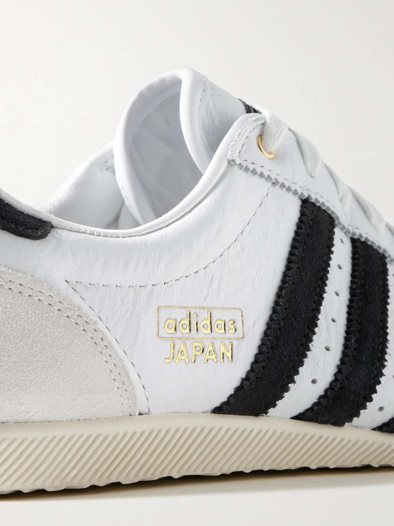 Japan suede and textured-leather sneakers - 4