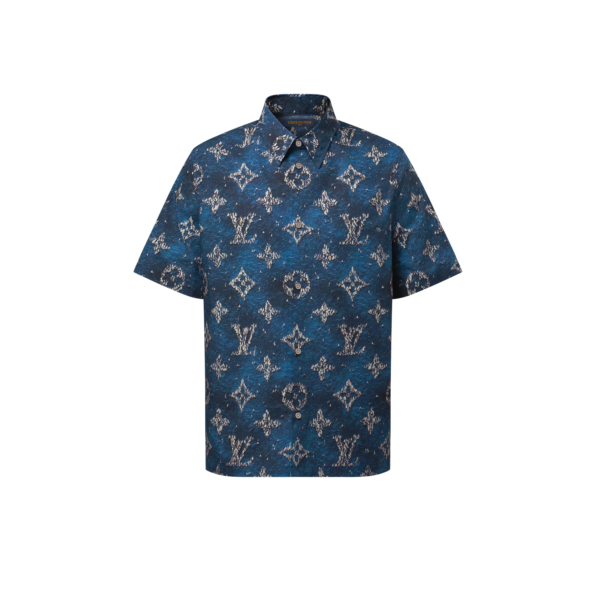 Printed Monogram Short-Sleeved Shirt - 1