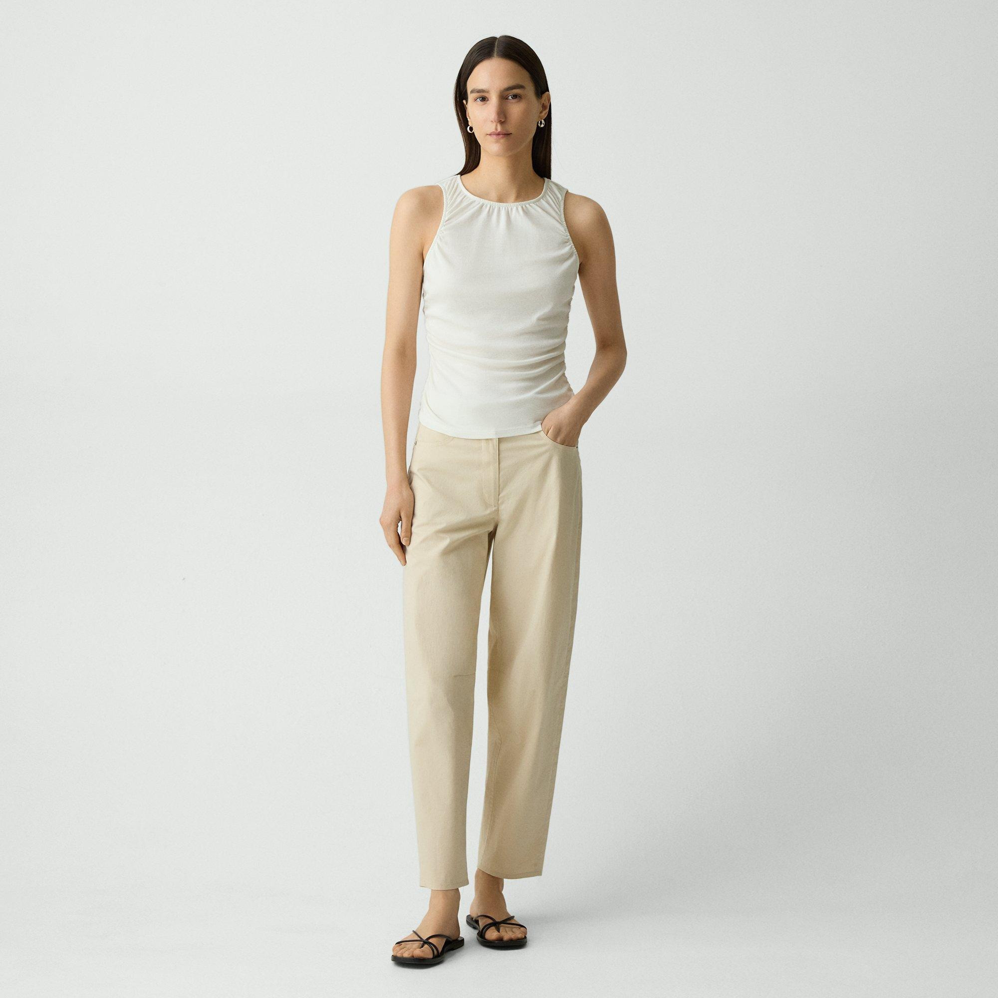 Shirred Top in Soft Rib - 6