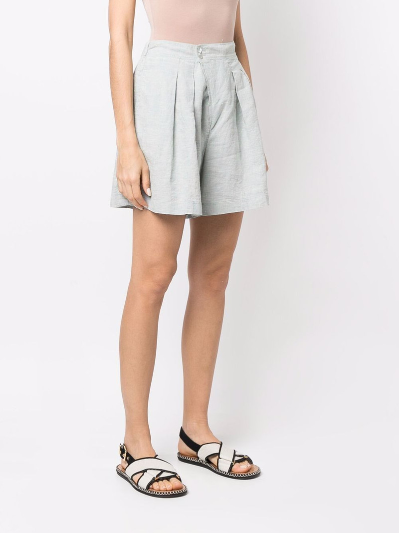 Tweed high-waisted shorts 3