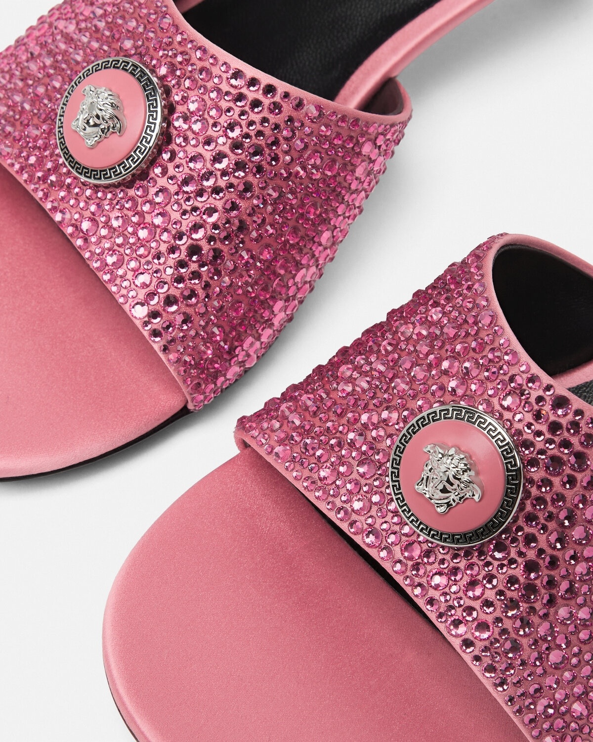 Crystal Alia Mules 45 mm - 5