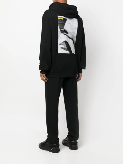 Helmut Lang graphic-print hoodie outlook