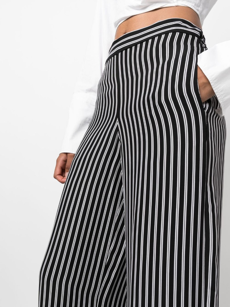 striped wide-leg trousers 5