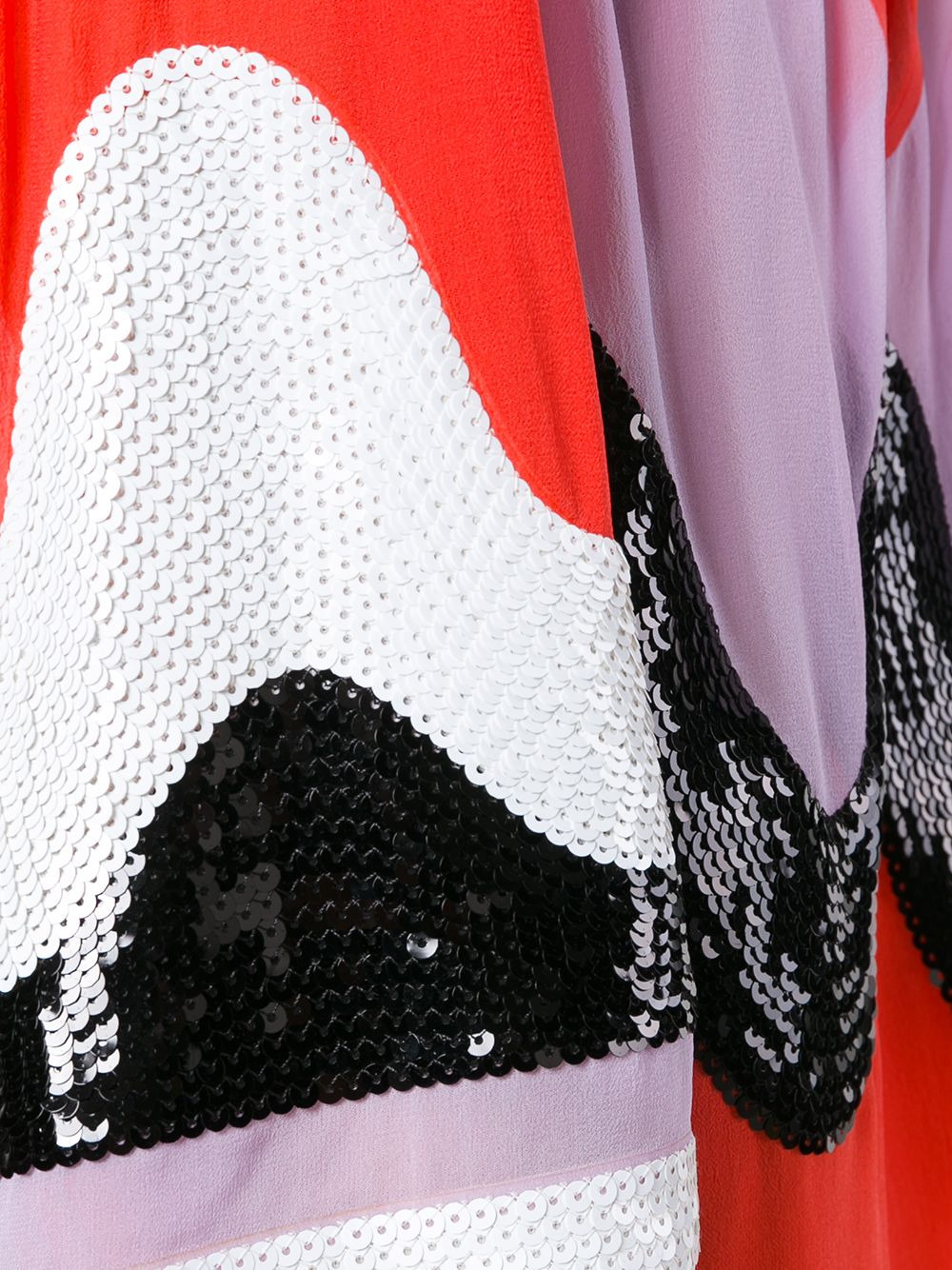 retro print dress - 5