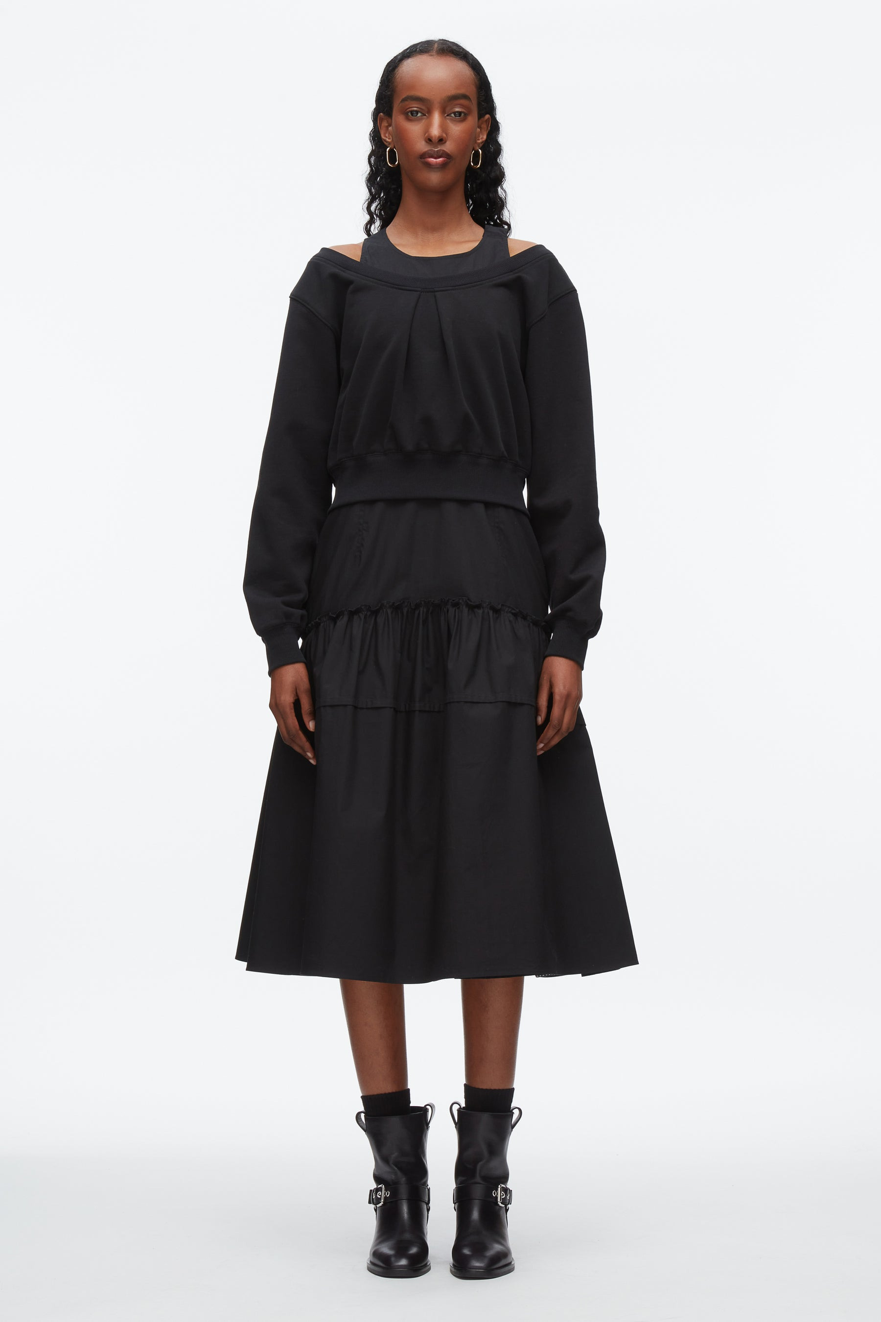 Layered Tank Combo Dress - 2