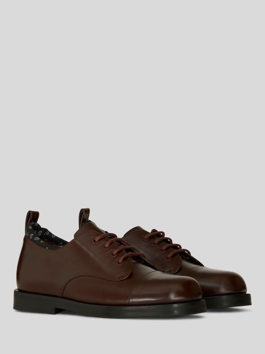 LACE-UP SHOES WITH PAISLEY PATTERN - 3