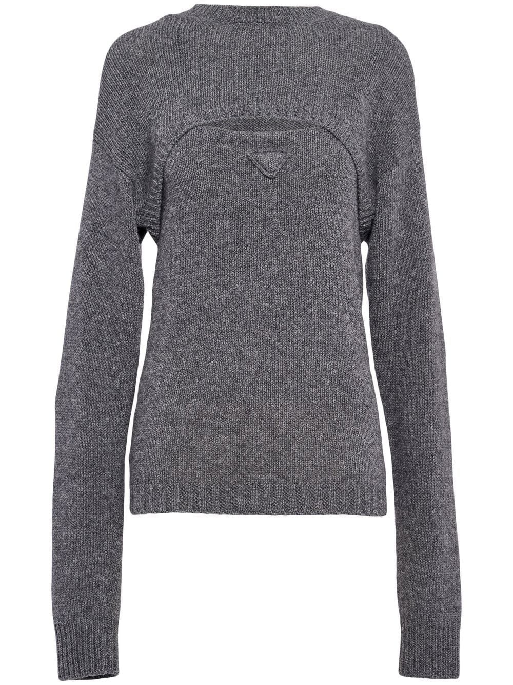 cut-out detail jumper - 1