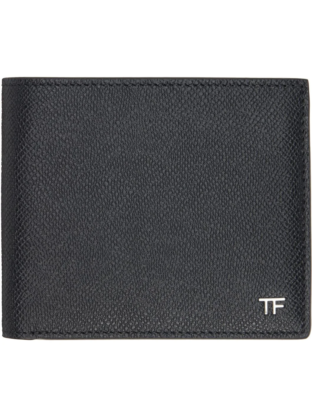 Black T Line Money Clip Grain Wallet - 1