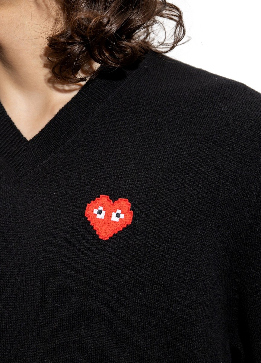 Wool sweater with logo - 4