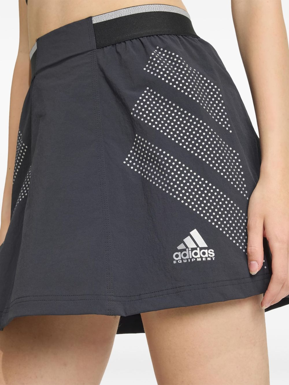 logo-print mini skirt - 3