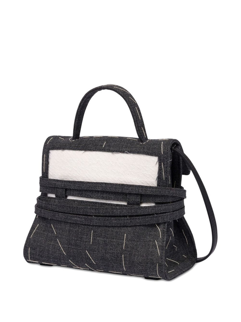 Moschino stitched detail tote bag outlook