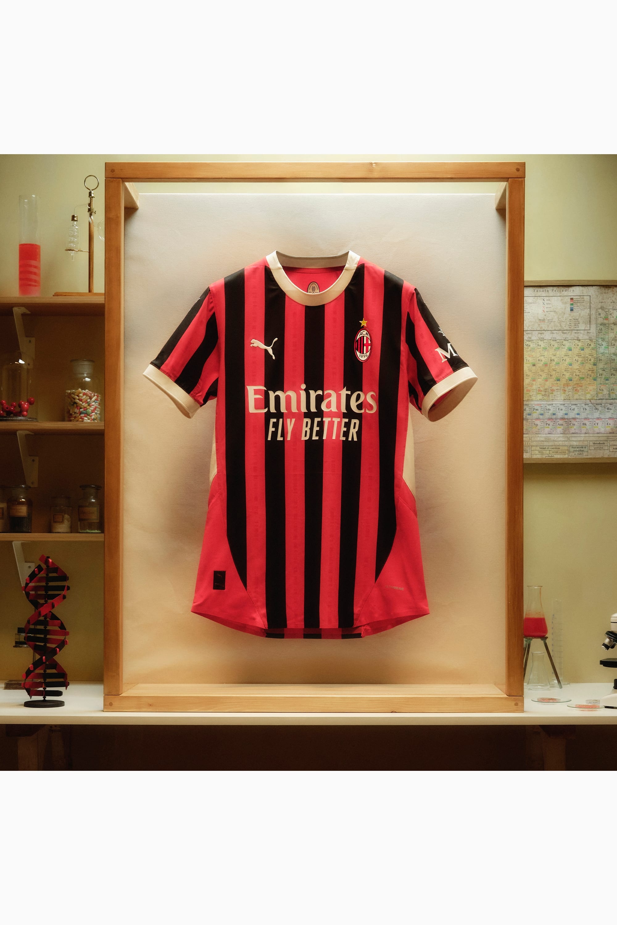 AC Milan 24/25 Men's Authentic Home Soccer Jersey - 8