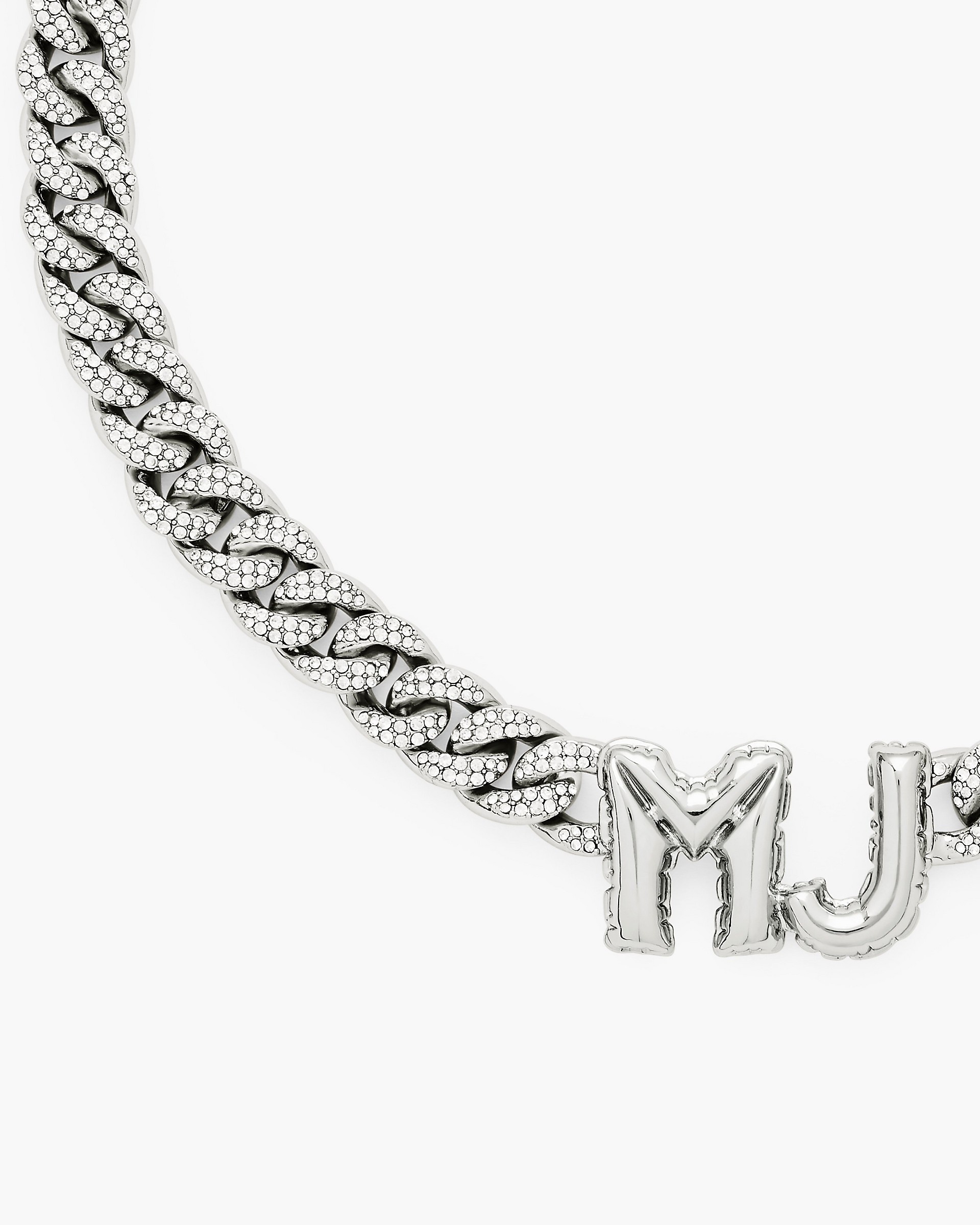 MJ BALLOON PAVE CHAIN NECKLACE - 4