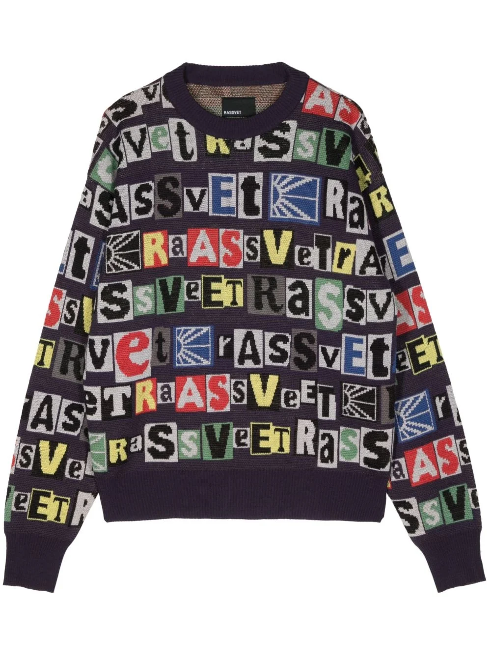 Typo crew-neck jumper - 1