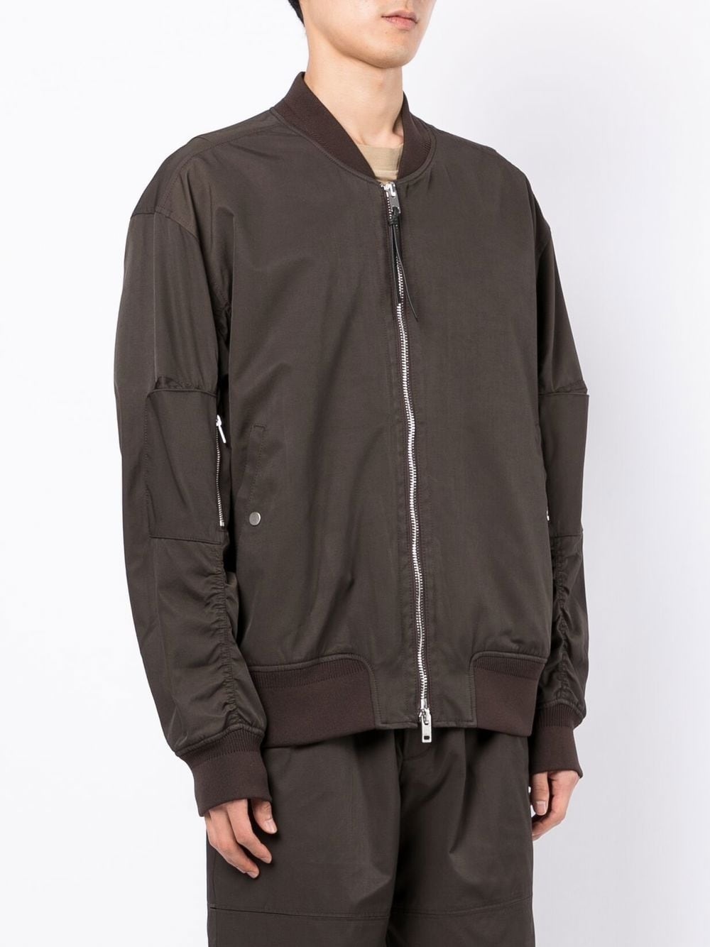 zip-front bomber jacket - 3