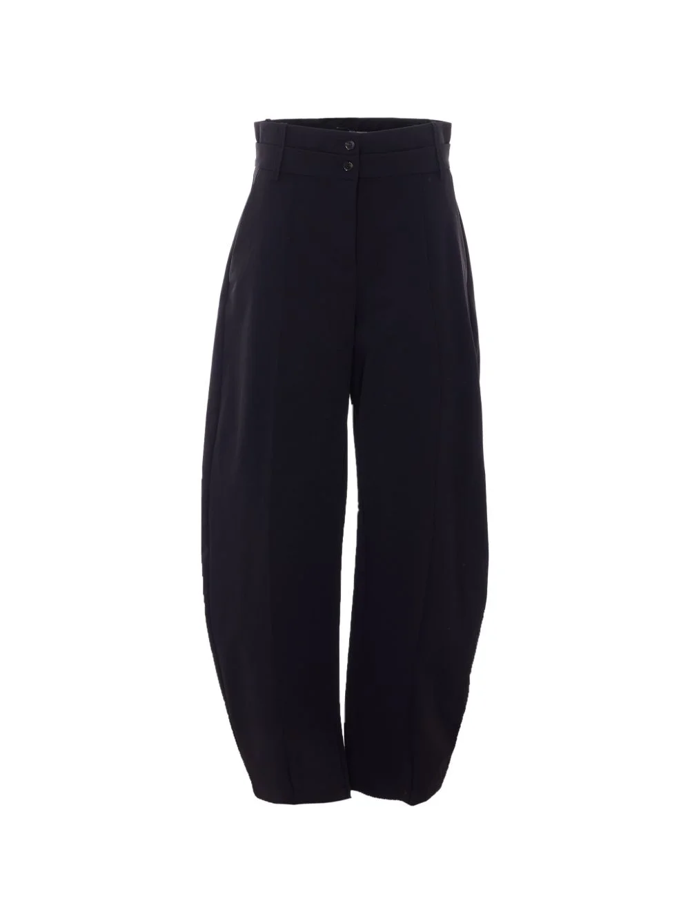 high-waisted double-button trousers - 1