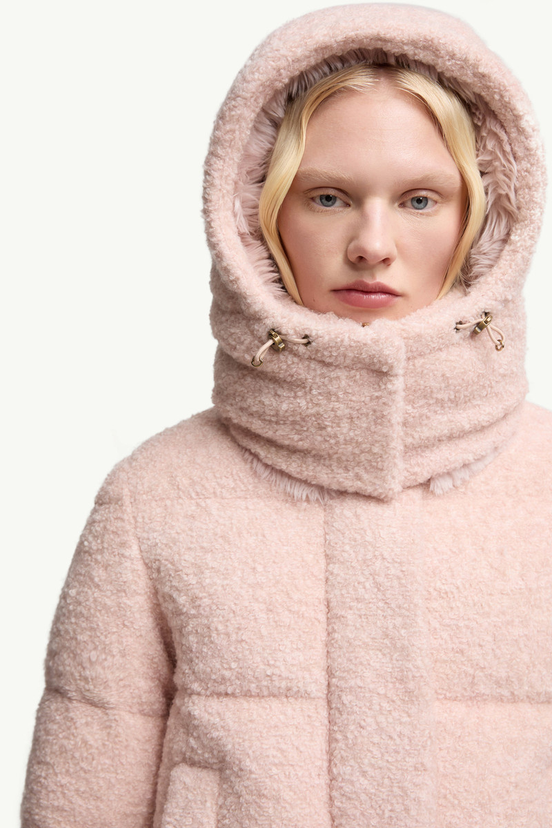Virieu Bouclé Hooded Short Down Jacket 7