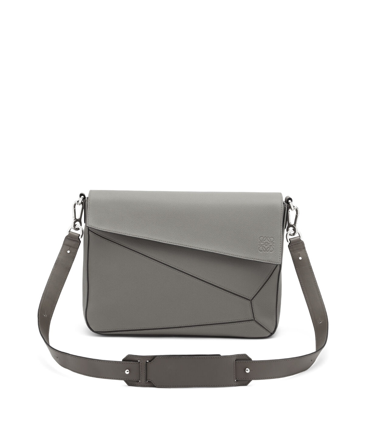 Puzzle Messenger bag in soft grained calfskin - 3