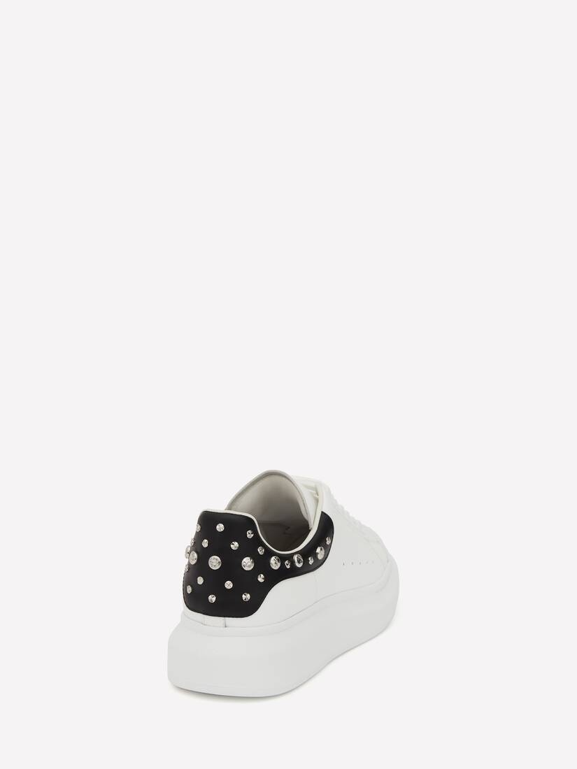 Oversized Sneaker in White/black - 3