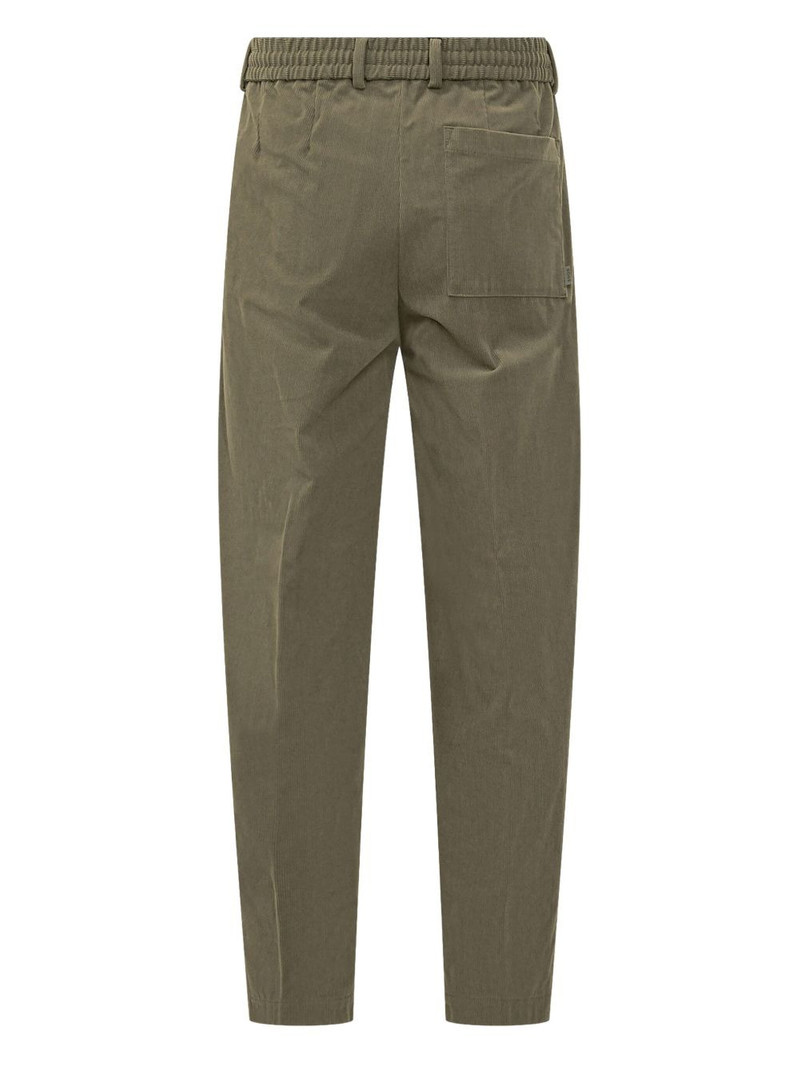 BOSS Tech corduroy drawstring trousers outlook