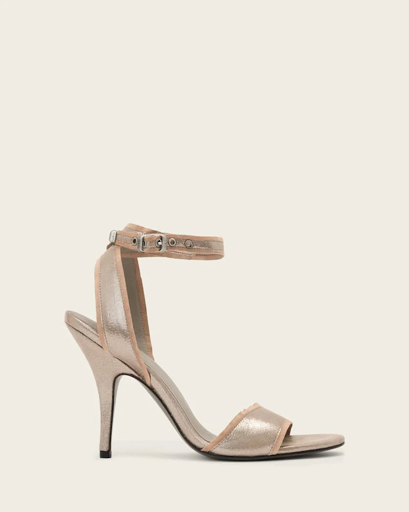 VERA SUEDE HEEL SANDALS - 1