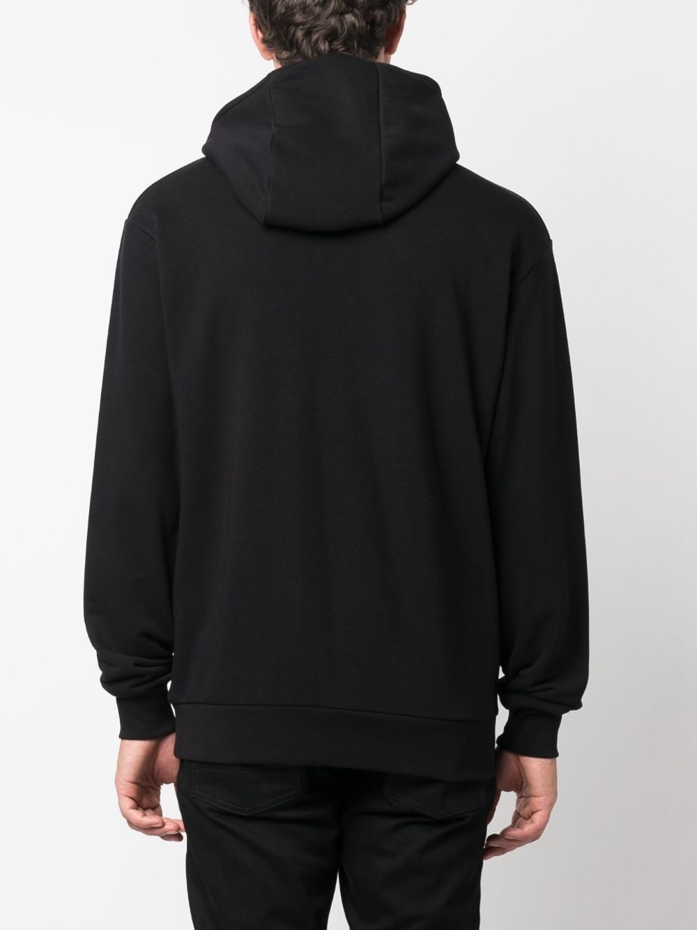 Scorpion appliqué-detail cotton hoodie - 4
