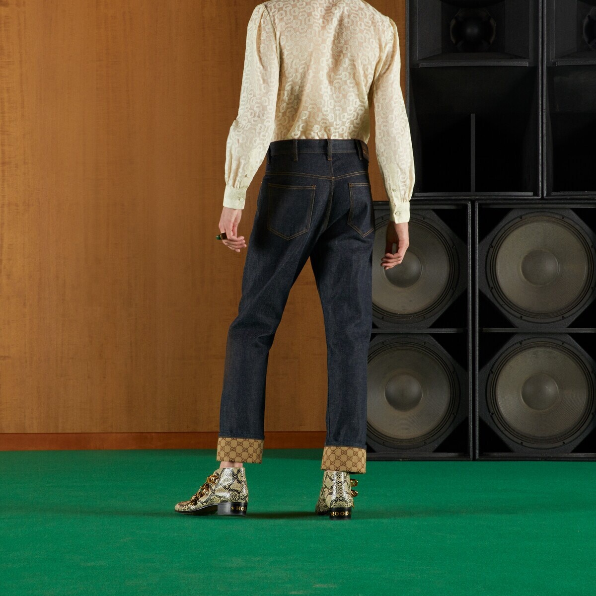Denim pant with cuffs - 7