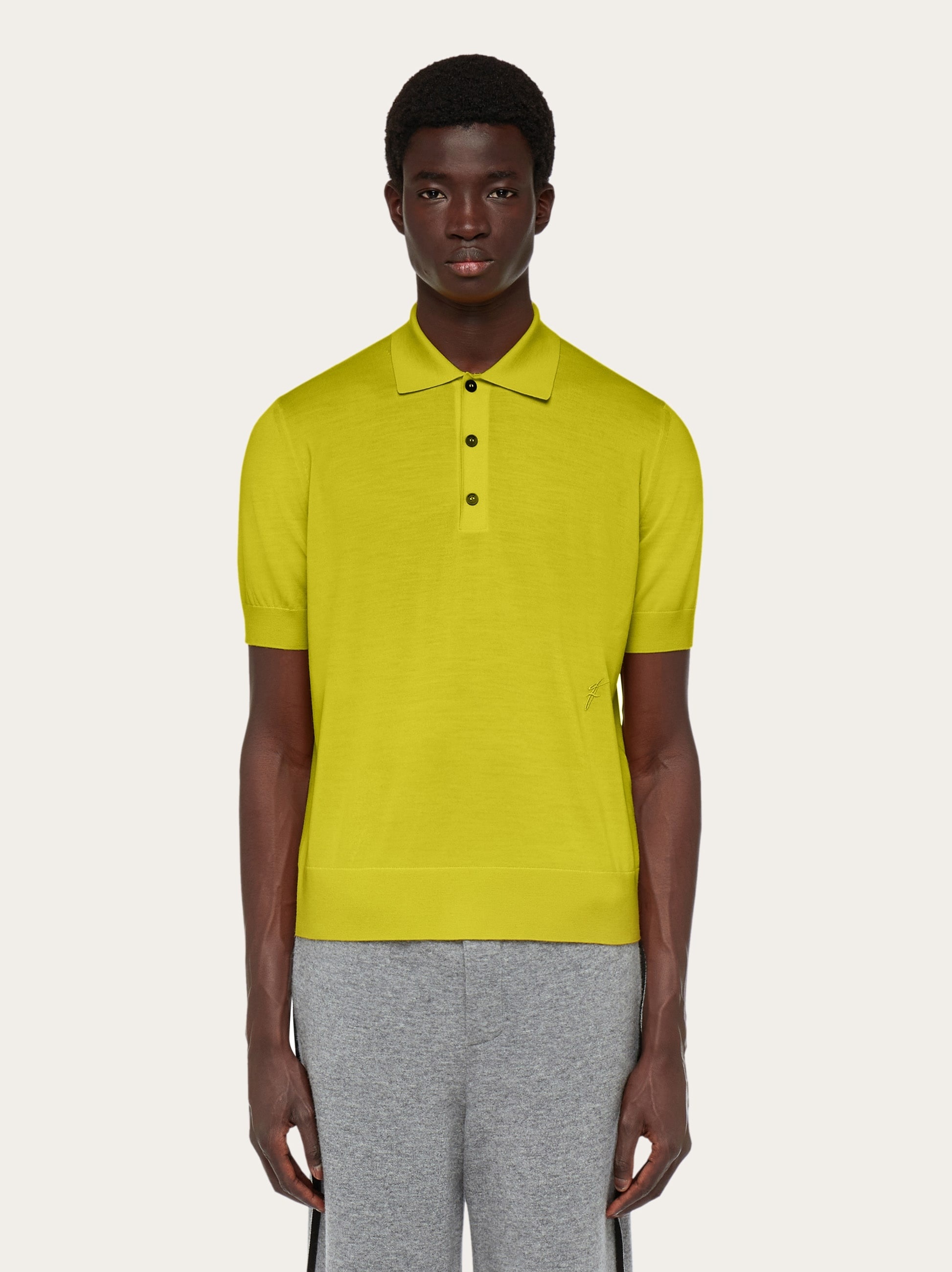 Knitted polo shirt - 2