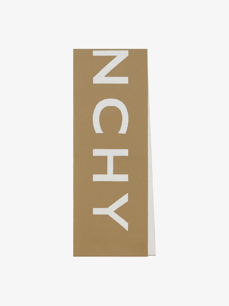 GIVENCHY KNITTED SCARF IN WOOL 3