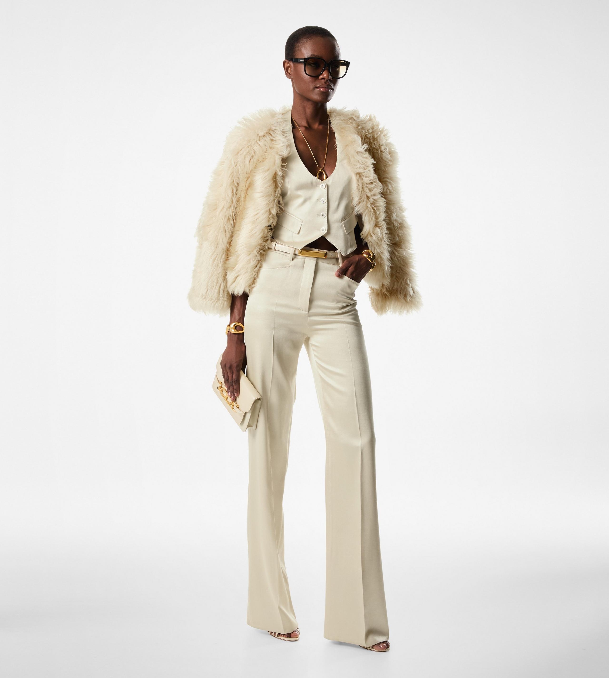 CURLY SHEARLING JACKET - 2