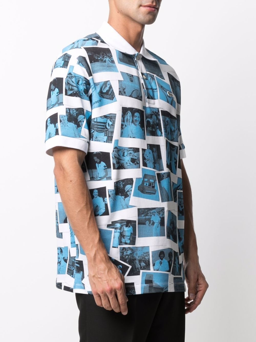 x Polaroïd photograph-print polo shirt - 3