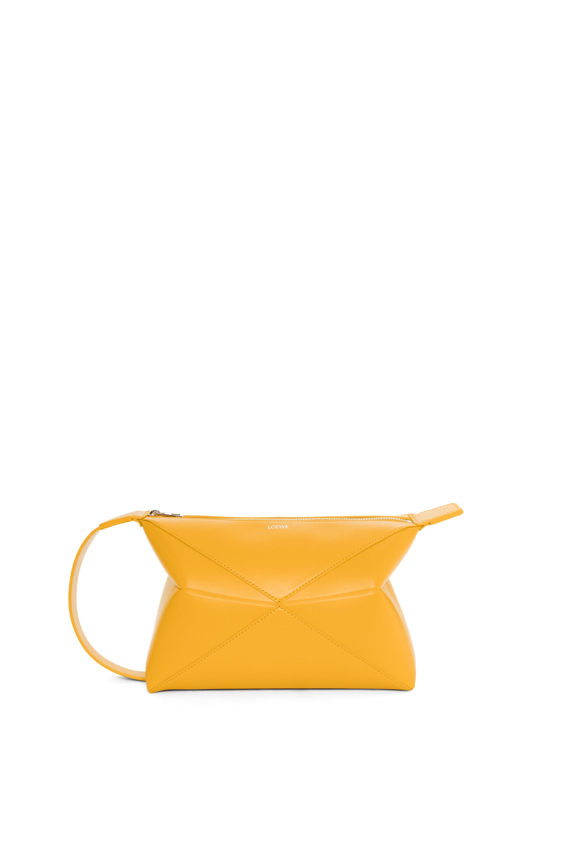 Puzzle Fold wash bag in shiny calfskin - 1