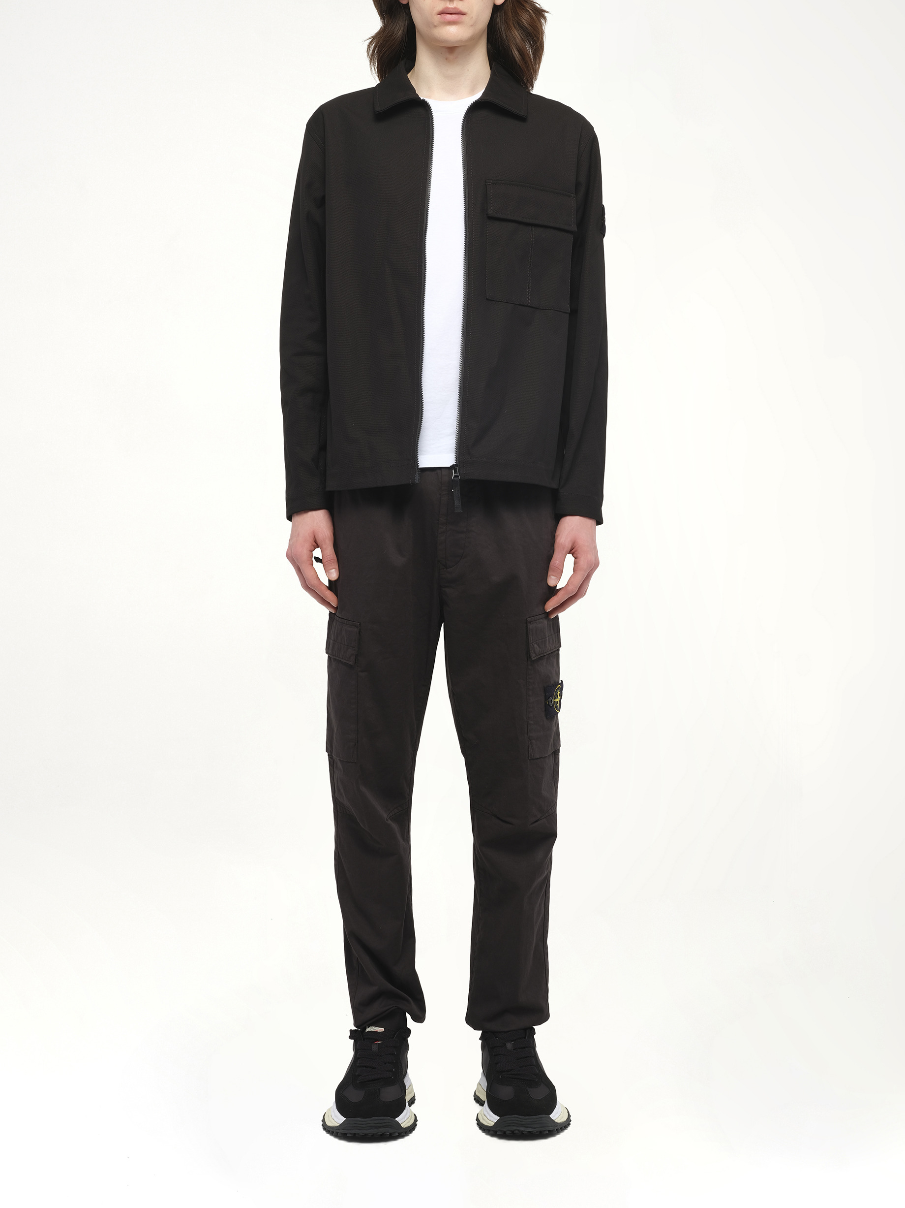120001 Overshirt in Black - 7